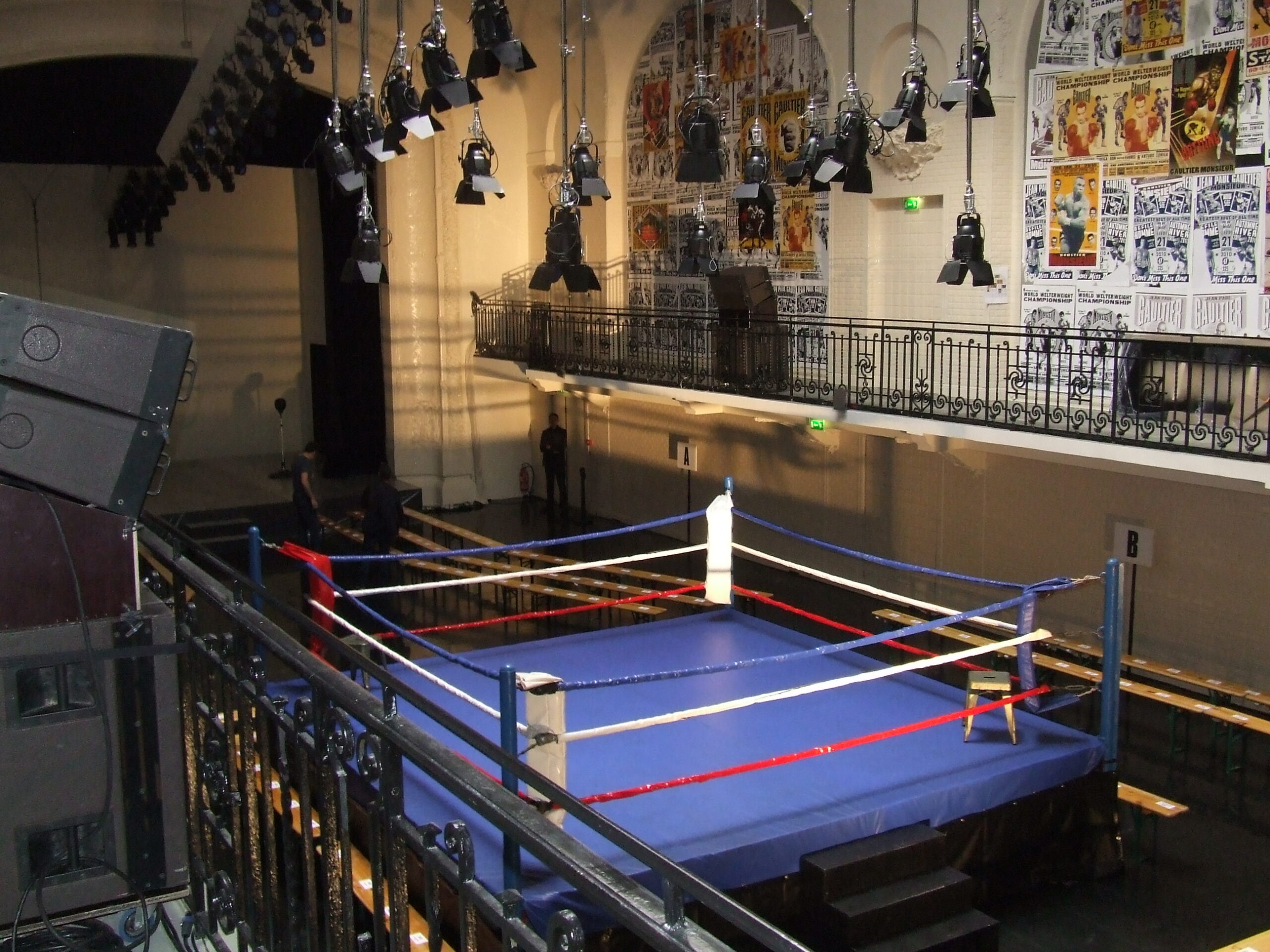 Ring de boxe Fashion Week